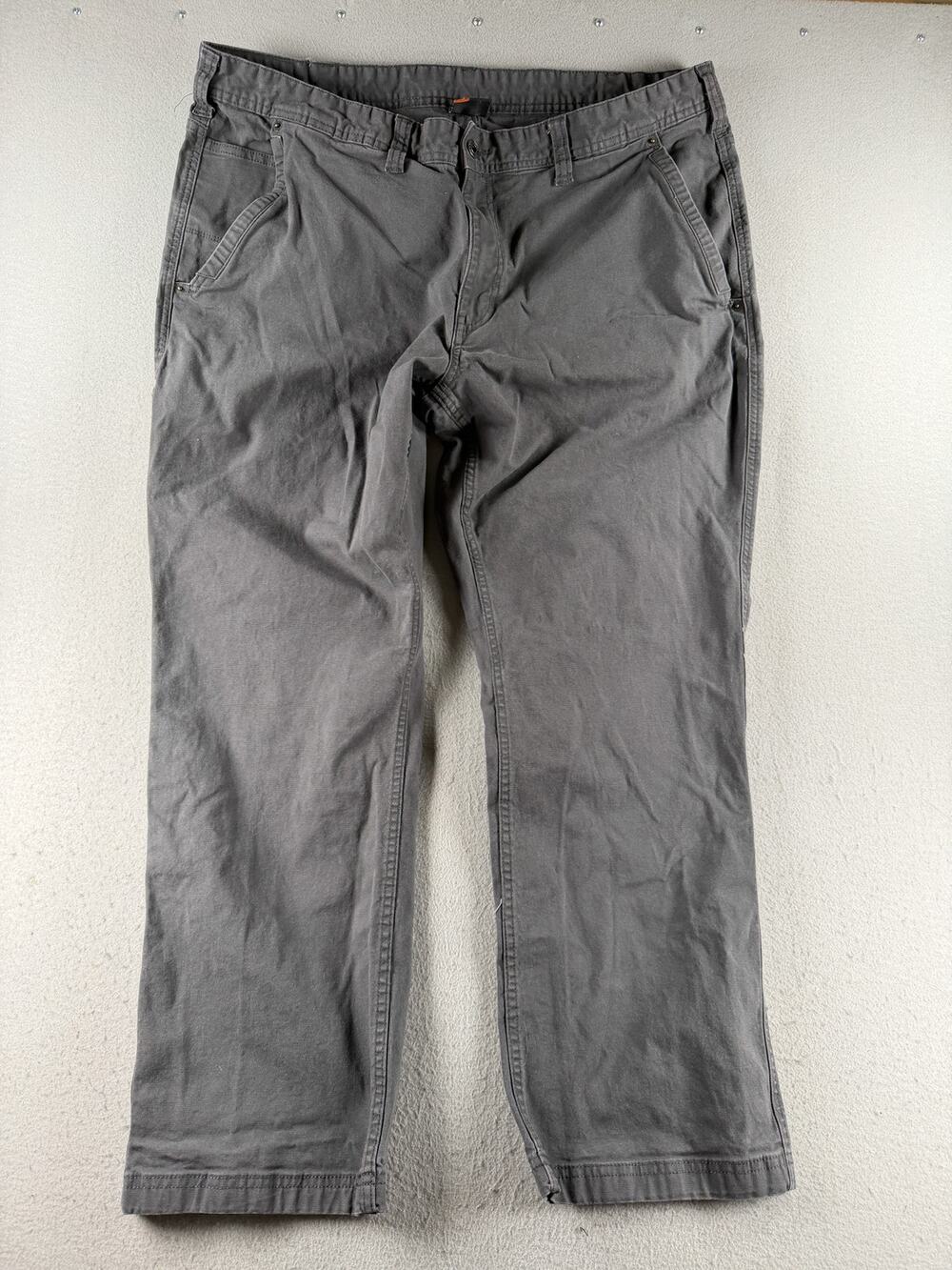 Eddie Bauer Men's 40x30 Gray Specialty Dyed Utility Carpenter Work Pants